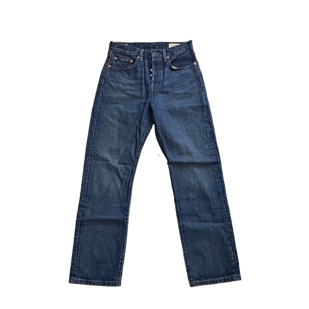 Levi's Premium 501 Original Womens Medium Wash Denim Jeans 26 x 28 EUC